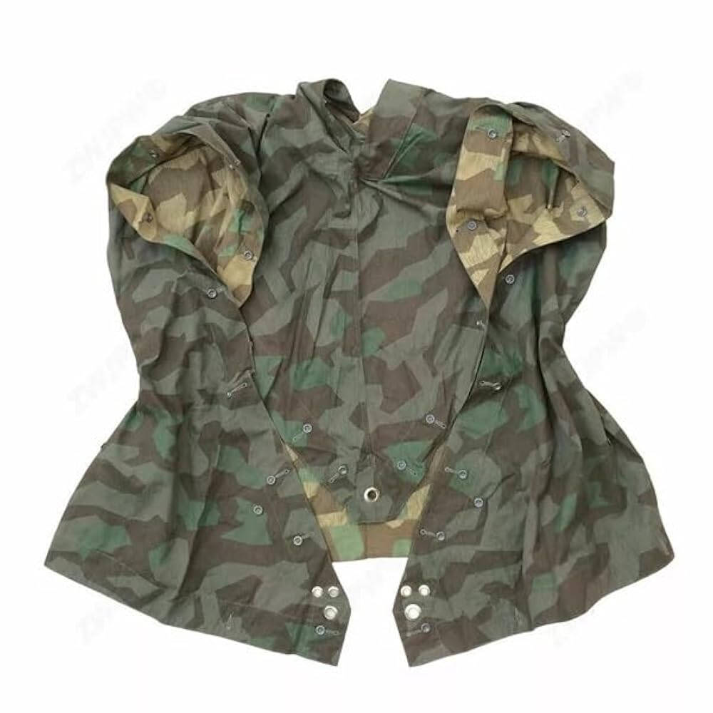 Amazon.co.jp: ドイツ軍 スプリンターカモ ポンチョ, レプリカ